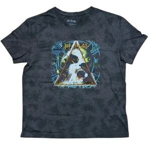 2020 Def Leppard Hysteria Tie Dye T-Shirt Size (L)